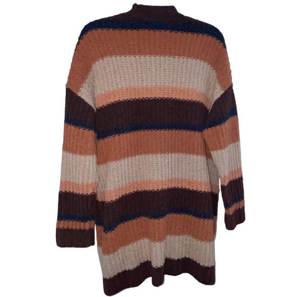 American Eagle Chenille Striped Oversized Open Cardigan - Women’s XS Small - Picture 7 of 12